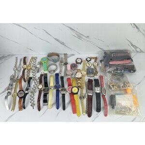 Lot Of Budget Friendly Quartz Watches (Untested) AS IS  Invicta, Activa, Lotus +